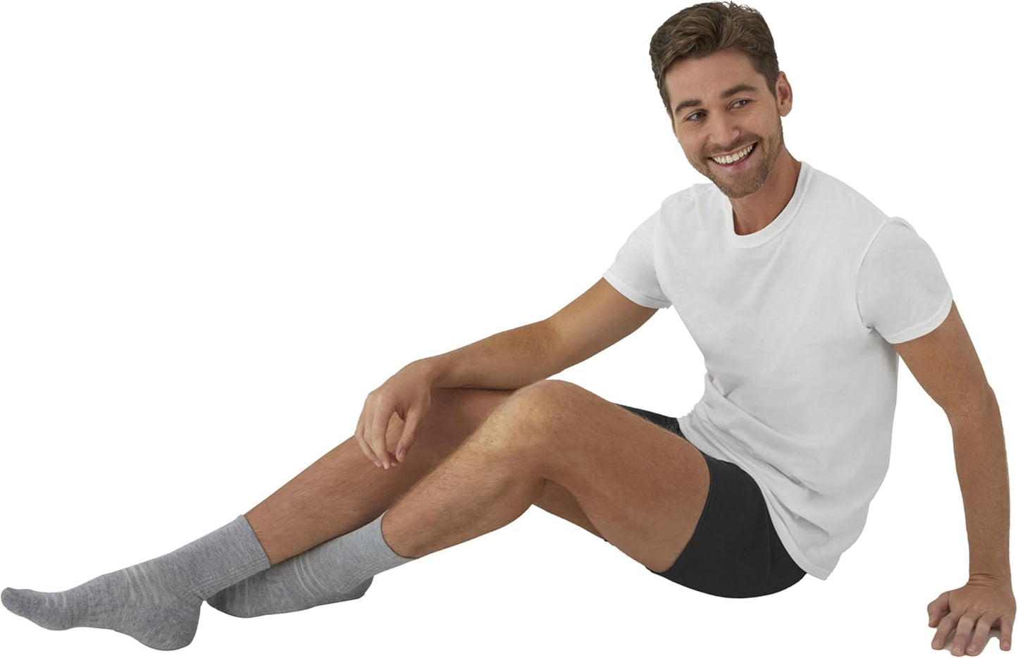 Hanes mens Underwear Boxer Briefs Pack, Cool & Breathable Cotton Moisture-wicking Underwear for Men, No Ride Up