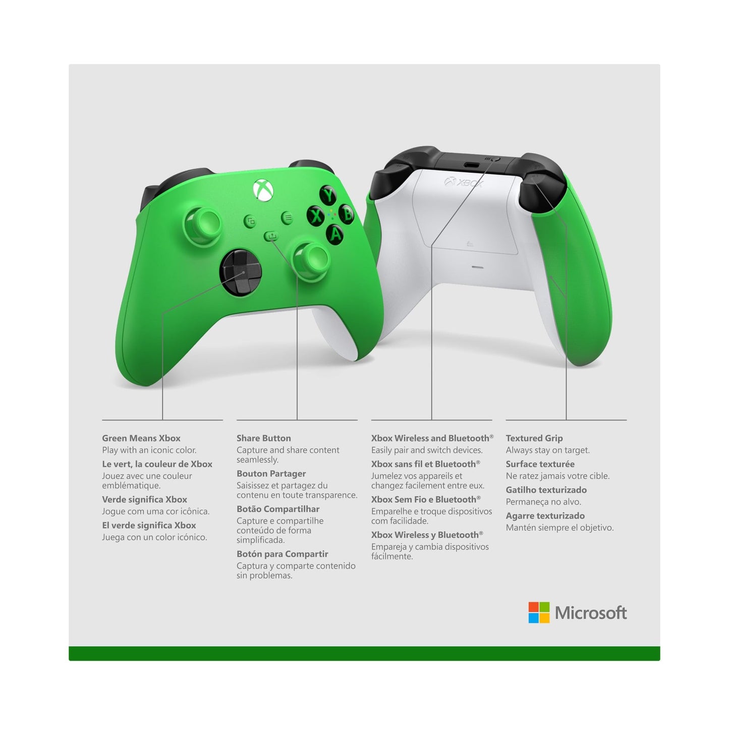 XBOX Wireless Gaming Controller | Carbon Black | Console, PC, & Cloud Devices | Textured Grip | Wireless, Bluetooth, USB-C Connectivity