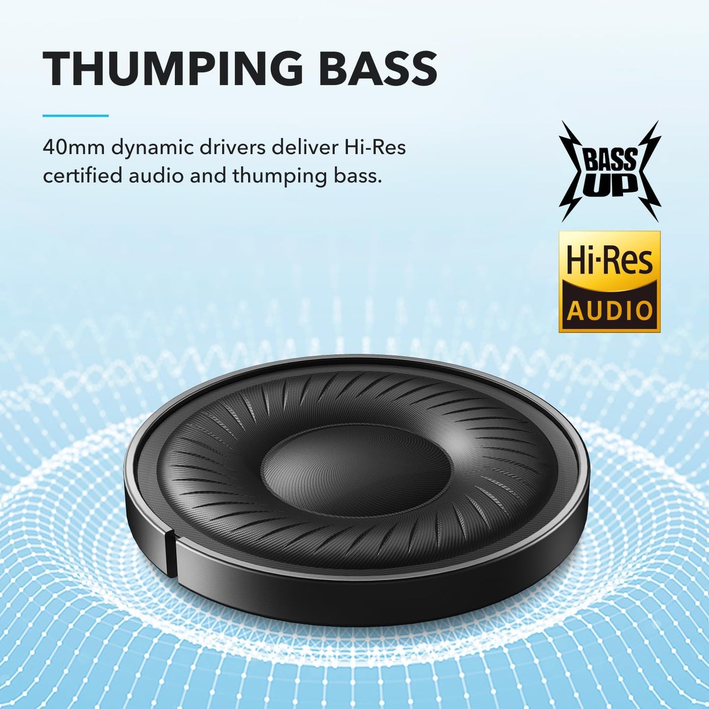 Soundcore by Anker Q20i Hybrid Active Noise Cancelling Wireless Headphones