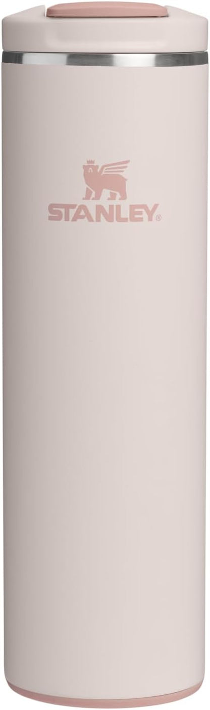 STANLEY Transit FlipTop Mug | Leakproof Coffee Travel Cup | Vacuum Insulated Stainless Steel | Stays Hot or Cold for Hours | BPA-Free | 16 oz | Peach Rose