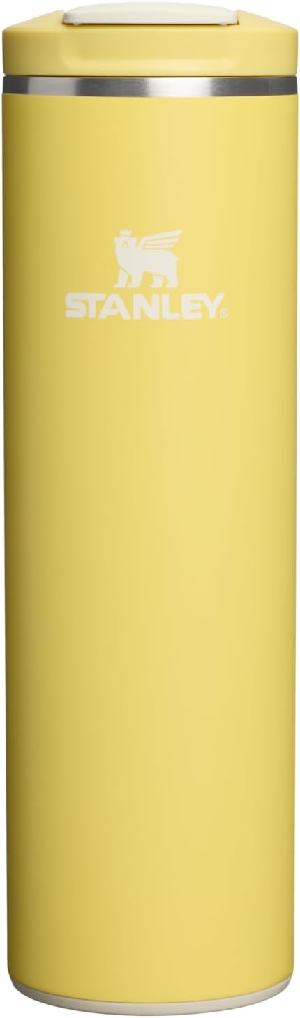 STANLEY Transit FlipTop Mug | Leakproof Coffee Travel Cup | Vacuum Insulated Stainless Steel | Stays Hot or Cold for Hours | BPA-Free | 16 oz | Peach Rose