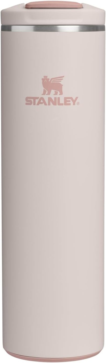 STANLEY Transit FlipTop Mug | Leakproof Coffee Travel Cup | Vacuum Insulated Stainless Steel | Stays Hot or Cold for Hours | BPA-Free | 16 oz | Peach Rose