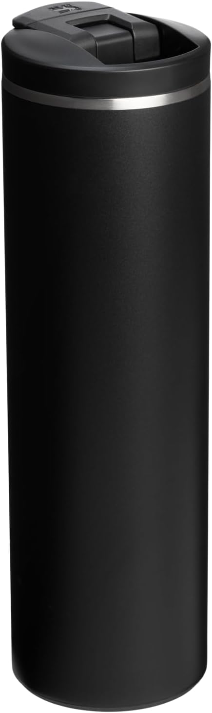 STANLEY Transit FlipTop Mug | Leakproof Coffee Travel Cup | Vacuum Insulated Stainless Steel | Stays Hot or Cold for Hours | BPA-Free | 16 oz | Peach Rose