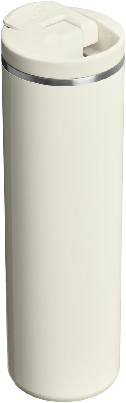 STANLEY Transit FlipTop Mug | Leakproof Coffee Travel Cup | Vacuum Insulated Stainless Steel | Stays Hot or Cold for Hours | BPA-Free | 16 oz | Peach Rose