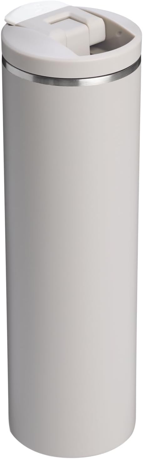 STANLEY Transit FlipTop Mug | Leakproof Coffee Travel Cup | Vacuum Insulated Stainless Steel | Stays Hot or Cold for Hours | BPA-Free | 16 oz | Peach Rose