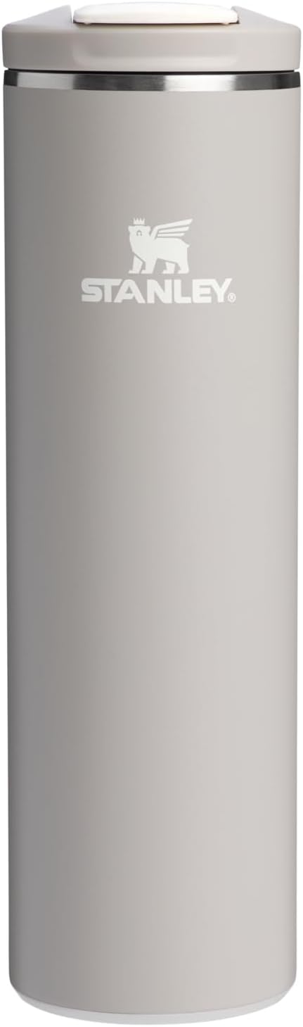 STANLEY Transit FlipTop Mug | Leakproof Coffee Travel Cup | Vacuum Insulated Stainless Steel | Stays Hot or Cold for Hours | BPA-Free | 16 oz | Peach Rose