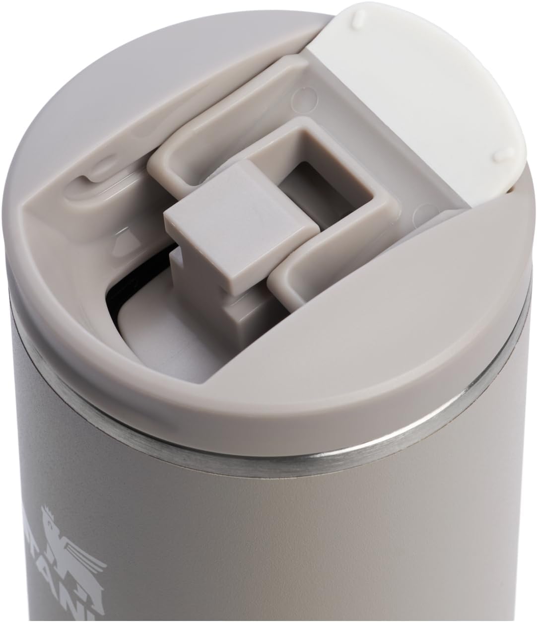 STANLEY Transit FlipTop Mug | Leakproof Coffee Travel Cup | Vacuum Insulated Stainless Steel | Stays Hot or Cold for Hours | BPA-Free | 16 oz | Peach Rose