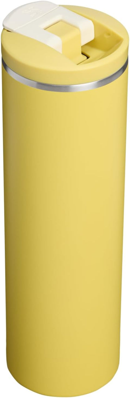 STANLEY Transit FlipTop Mug | Leakproof Coffee Travel Cup | Vacuum Insulated Stainless Steel | Stays Hot or Cold for Hours | BPA-Free | 16 oz | Peach Rose