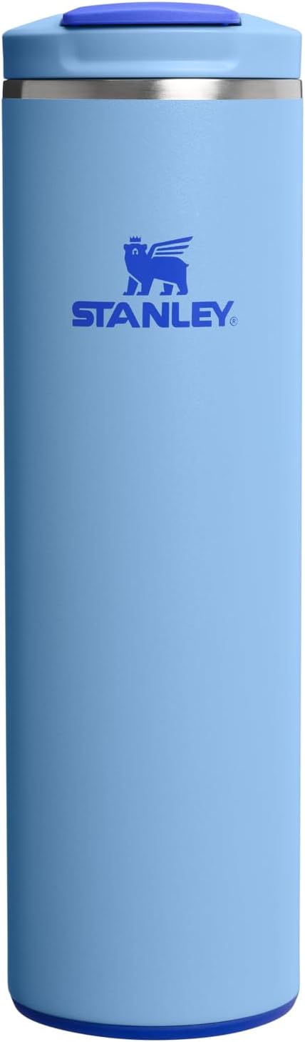 STANLEY Transit FlipTop Mug | Leakproof Coffee Travel Cup | Vacuum Insulated Stainless Steel | Stays Hot or Cold for Hours | BPA-Free | 16 oz | Peach Rose