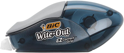 BIC Wite-Out EZ Correct Correction Tape, White, No Dry Time, Tear Resistant Tape, 2-Count