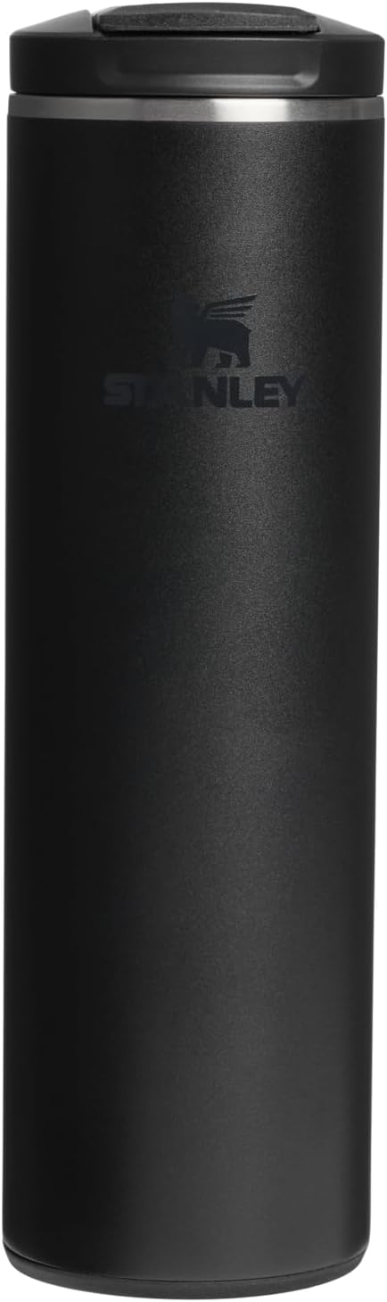 STANLEY Transit FlipTop Mug | Leakproof Coffee Travel Cup | Vacuum Insulated Stainless Steel | Stays Hot or Cold for Hours | BPA-Free | 16 oz | Peach Rose