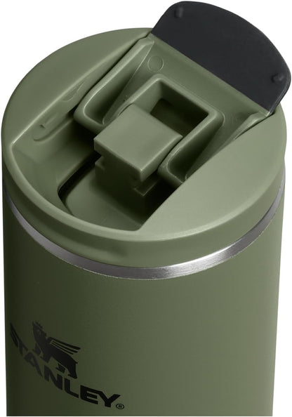 STANLEY Transit FlipTop Mug | Leakproof Coffee Travel Cup | Vacuum Insulated Stainless Steel | Stays Hot or Cold for Hours | BPA-Free | 16 oz | Peach Rose