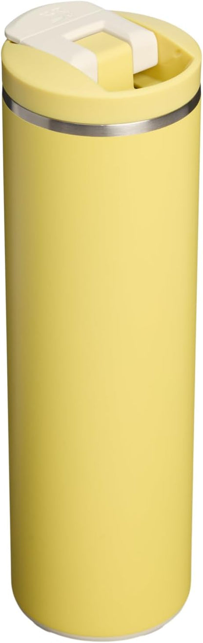STANLEY Transit FlipTop Mug | Leakproof Coffee Travel Cup | Vacuum Insulated Stainless Steel | Stays Hot or Cold for Hours | BPA-Free | 16 oz | Peach Rose
