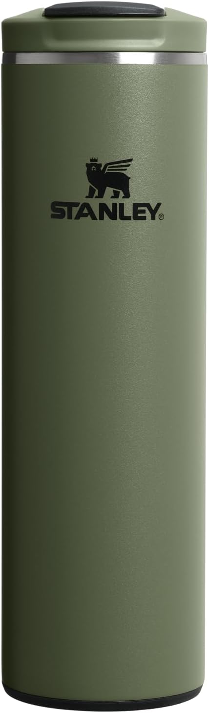 STANLEY Transit FlipTop Mug | Leakproof Coffee Travel Cup | Vacuum Insulated Stainless Steel | Stays Hot or Cold for Hours | BPA-Free | 16 oz | Peach Rose