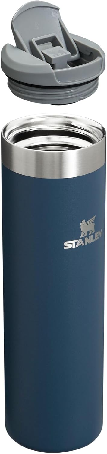 STANLEY Transit FlipTop Mug | Leakproof Coffee Travel Cup | Vacuum Insulated Stainless Steel | Stays Hot or Cold for Hours | BPA-Free | 16 oz | Peach Rose