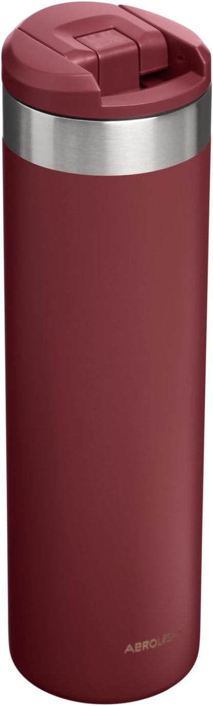 STANLEY Transit FlipTop Mug | Leakproof Coffee Travel Cup | Vacuum Insulated Stainless Steel | Stays Hot or Cold for Hours | BPA-Free | 16 oz | Peach Rose