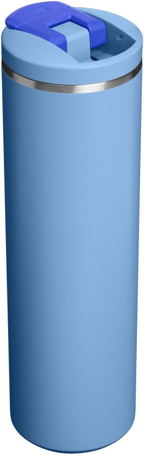 STANLEY Transit FlipTop Mug | Leakproof Coffee Travel Cup | Vacuum Insulated Stainless Steel | Stays Hot or Cold for Hours | BPA-Free | 16 oz | Peach Rose