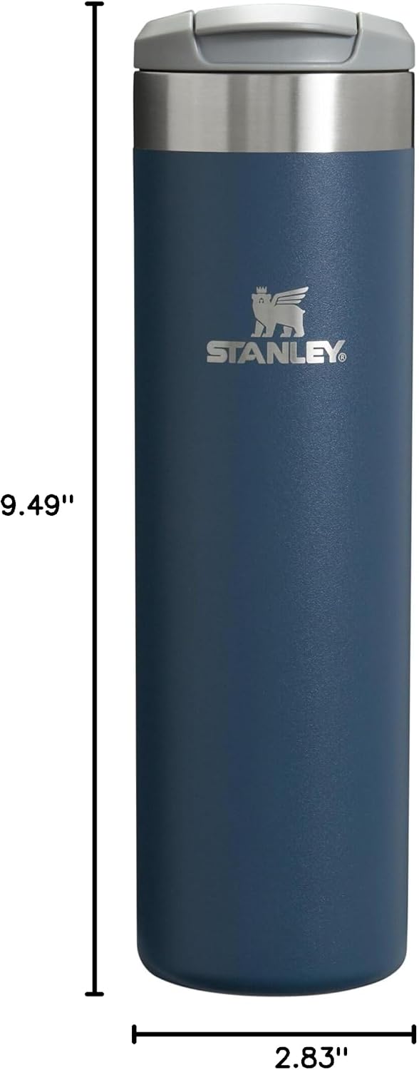 STANLEY Transit FlipTop Mug | Leakproof Coffee Travel Cup | Vacuum Insulated Stainless Steel | Stays Hot or Cold for Hours | BPA-Free | 16 oz | Peach Rose