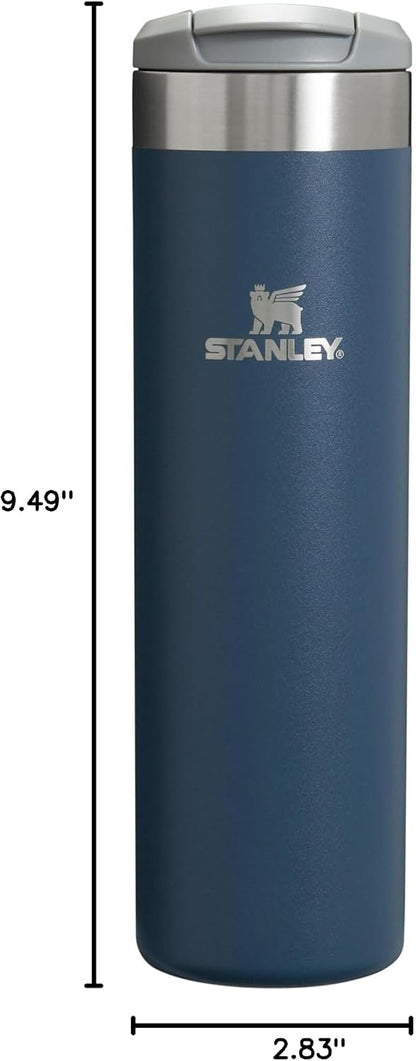STANLEY Transit FlipTop Mug | Leakproof Coffee Travel Cup | Vacuum Insulated Stainless Steel | Stays Hot or Cold for Hours | BPA-Free | 16 oz | Peach Rose