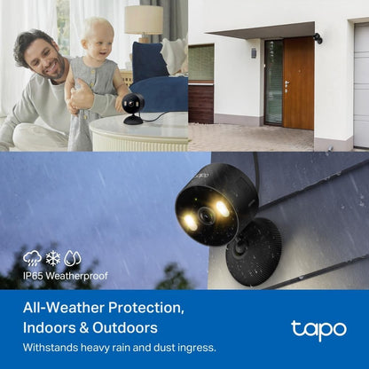 TP-Link Tapo 1080P Indoor Security Camera for Baby Monitor, Dog Camera w/Motion Detection, 2-Way Audio Siren, Night Vision, Cloud & SD Card Storage, Works w/Alexa & Google Home (Tapo C100)