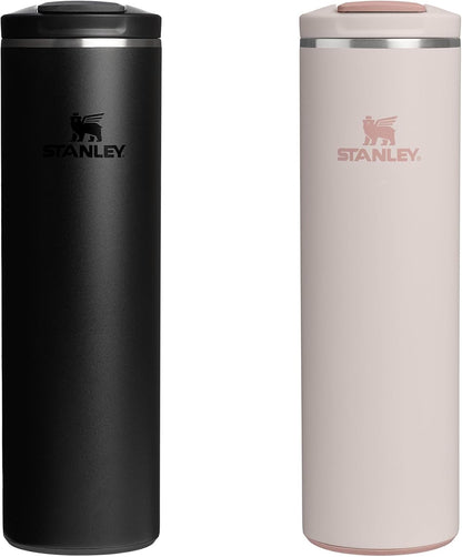 STANLEY Transit FlipTop Mug | Leakproof Coffee Travel Cup | Vacuum Insulated Stainless Steel | Stays Hot or Cold for Hours | BPA-Free | 16 oz | Peach Rose
