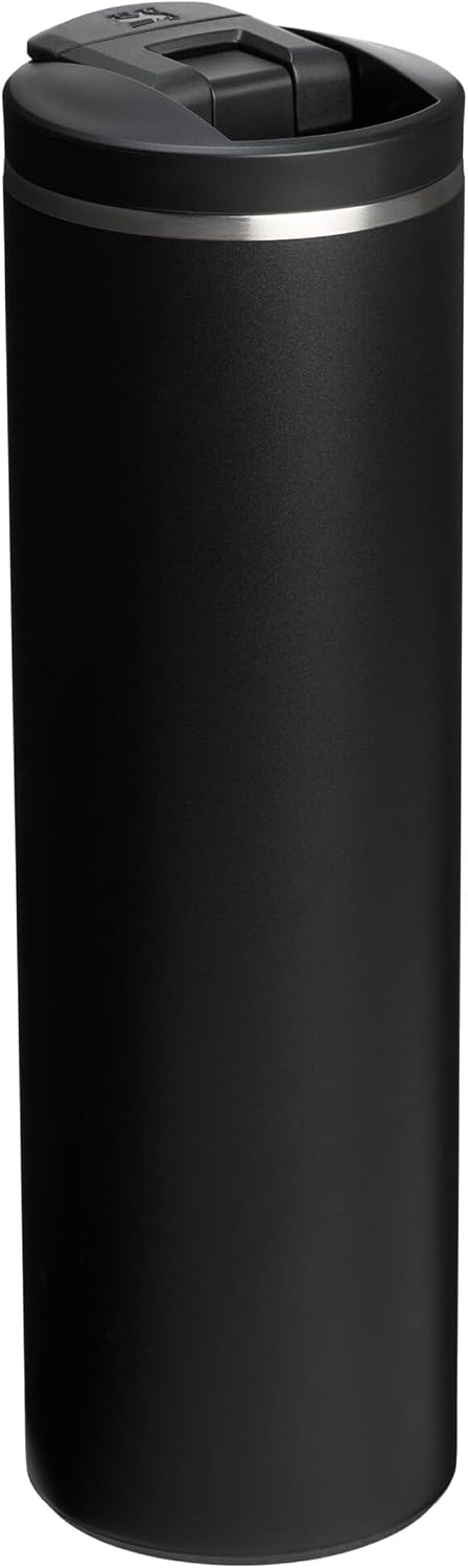 STANLEY Transit FlipTop Mug | Leakproof Coffee Travel Cup | Vacuum Insulated Stainless Steel | Stays Hot or Cold for Hours | BPA-Free | 16 oz | Peach Rose