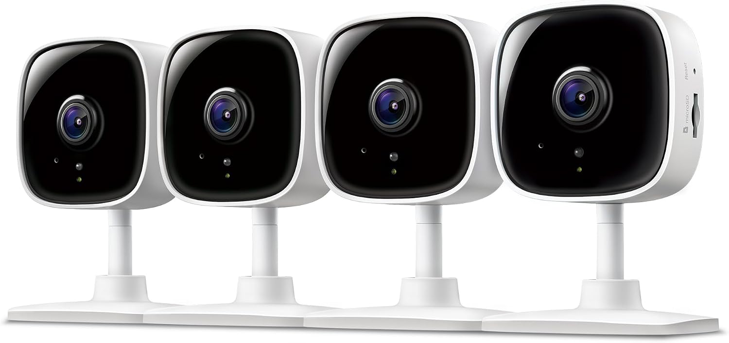 TP-Link Tapo 1080P Indoor Security Camera for Baby Monitor, Dog Camera w/Motion Detection, 2-Way Audio Siren, Night Vision, Cloud & SD Card Storage, Works w/Alexa & Google Home (Tapo C100)