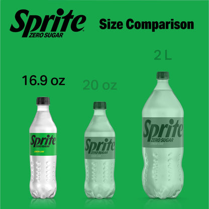 Sprite Lemon-Lime Caffeine-Free Soda Soft Drink Cans, 12 fl oz, 12 Pack | Fridge pack, naturally flavored soft drink, carbonated