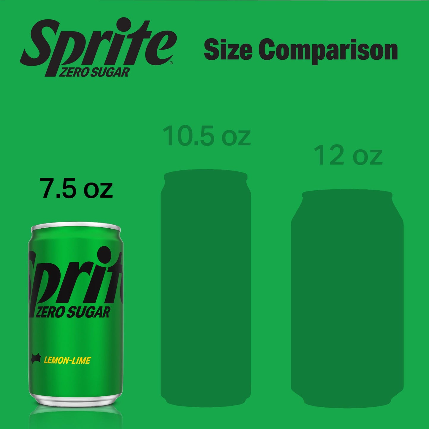 Sprite Lemon-Lime Caffeine-Free Soda Soft Drink Cans, 12 fl oz, 12 Pack | Fridge pack, naturally flavored soft drink, carbonated