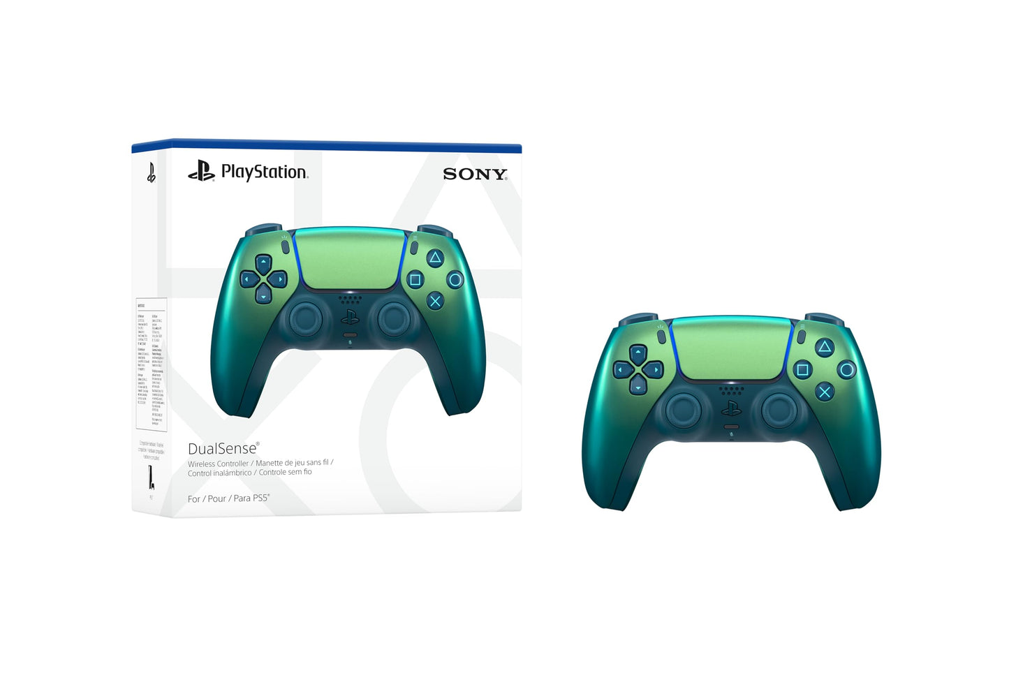 PlayStation DualSense™ Wireless Controller – Chroma Pearl - For PS5, PC, MAC & Mobile