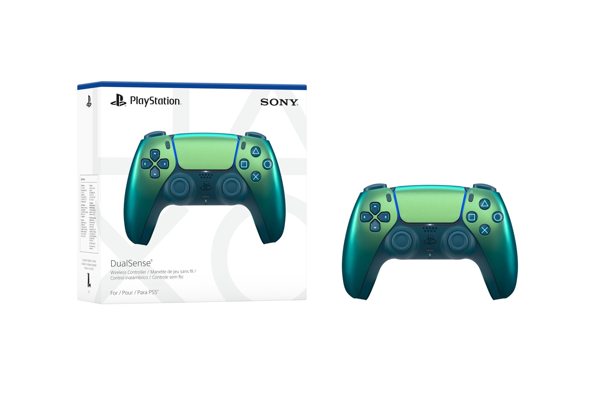 PlayStation DualSense™ Wireless Controller – Chroma Pearl - For PS5, PC, MAC & Mobile