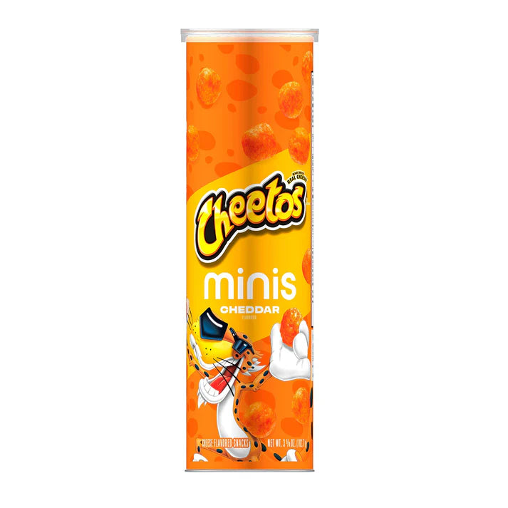 Cheetos Minis Cheddar Cheese Flavored Snacks (3.625 oz Canister)