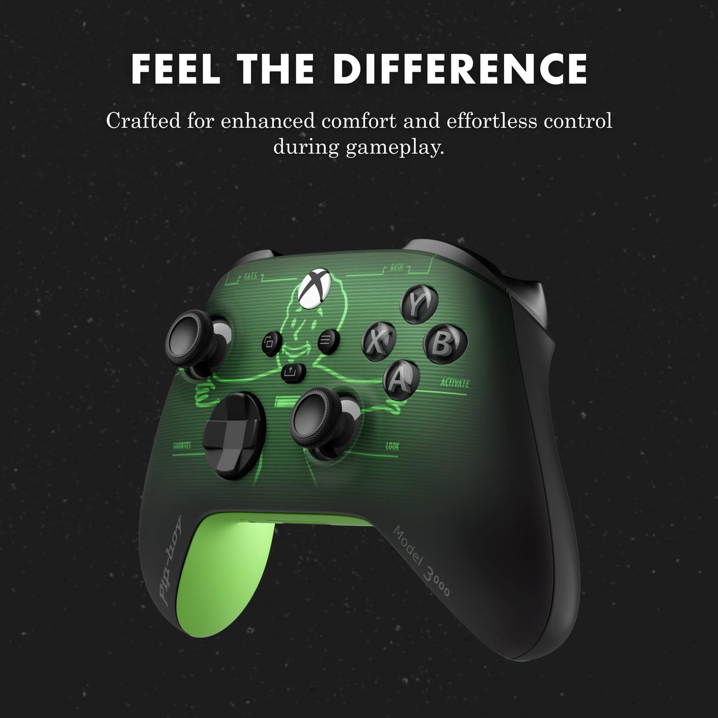XBOX Wireless Gaming Controller | Carbon Black | Console, PC, & Cloud Devices | Textured Grip | Wireless, Bluetooth, USB-C Connectivity