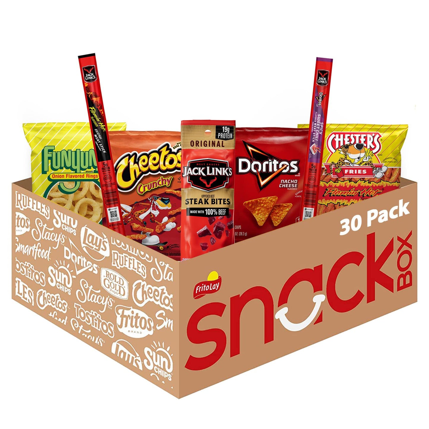 Frito-Lay Ultimate Classic Snacks Package, Variety Assortment of Chips, Cookies, Crackers, & Nuts, 0.56 ounces, (Pack of 40) (Packaging May Vary)