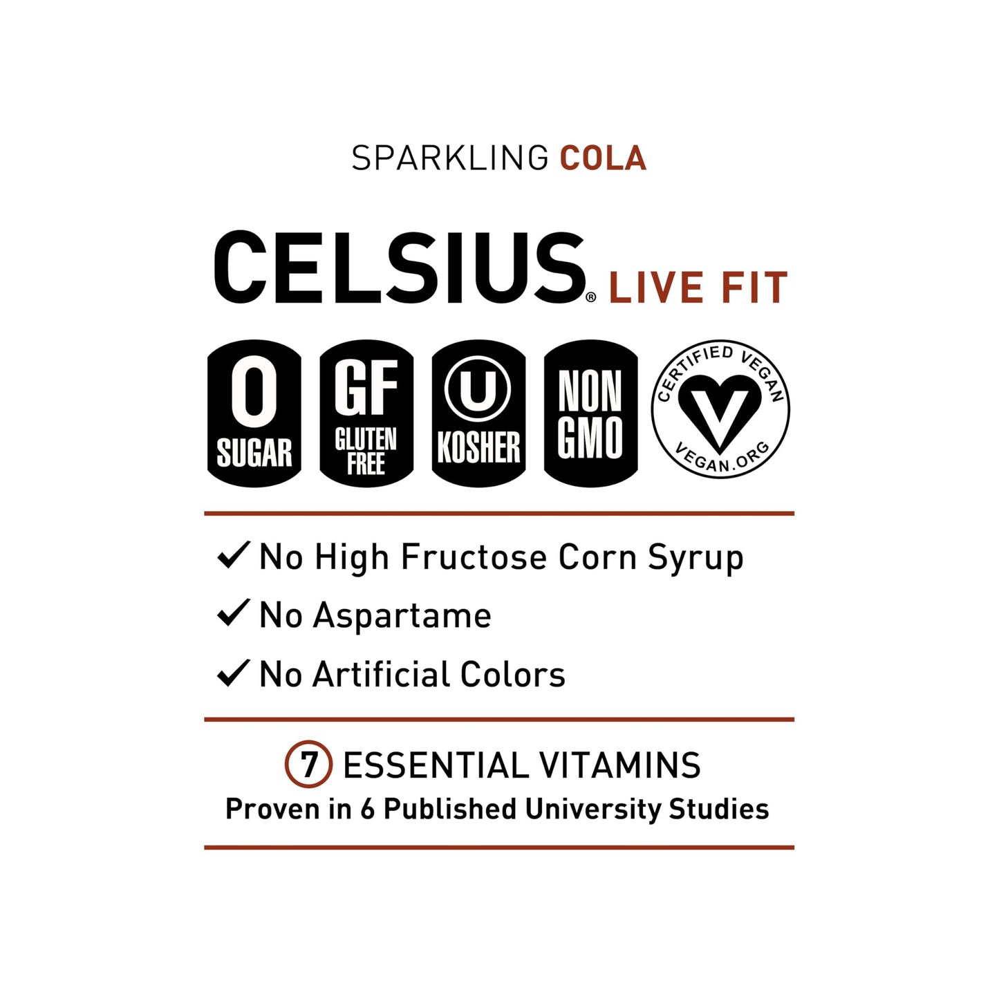 CELSIUS Assorted Flavors Official Variety Pack, Functional Essential Energy Drinks, 12 Fl Oz (Pack of 12)