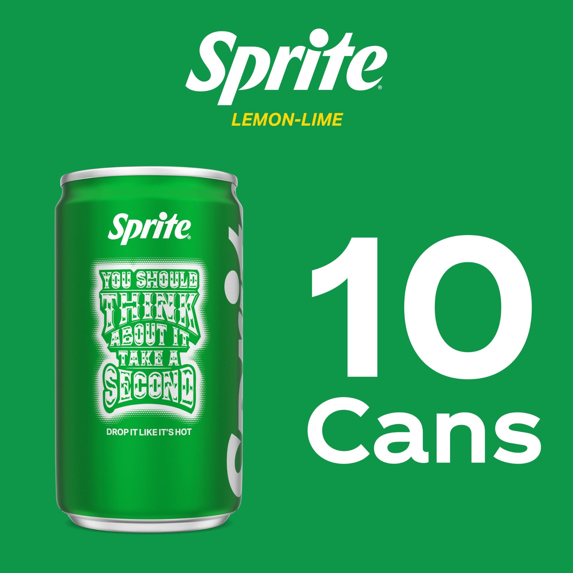 Sprite Lemon-Lime Caffeine-Free Soda Soft Drink Cans, 12 fl oz, 12 Pack | Fridge pack, naturally flavored soft drink, carbonated