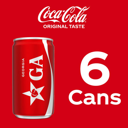 Coca-Cola Soda Soft Drink Fridge Pack Cans, 12 fl oz, 12 Pack | Carbonated drink with classic cola flavor