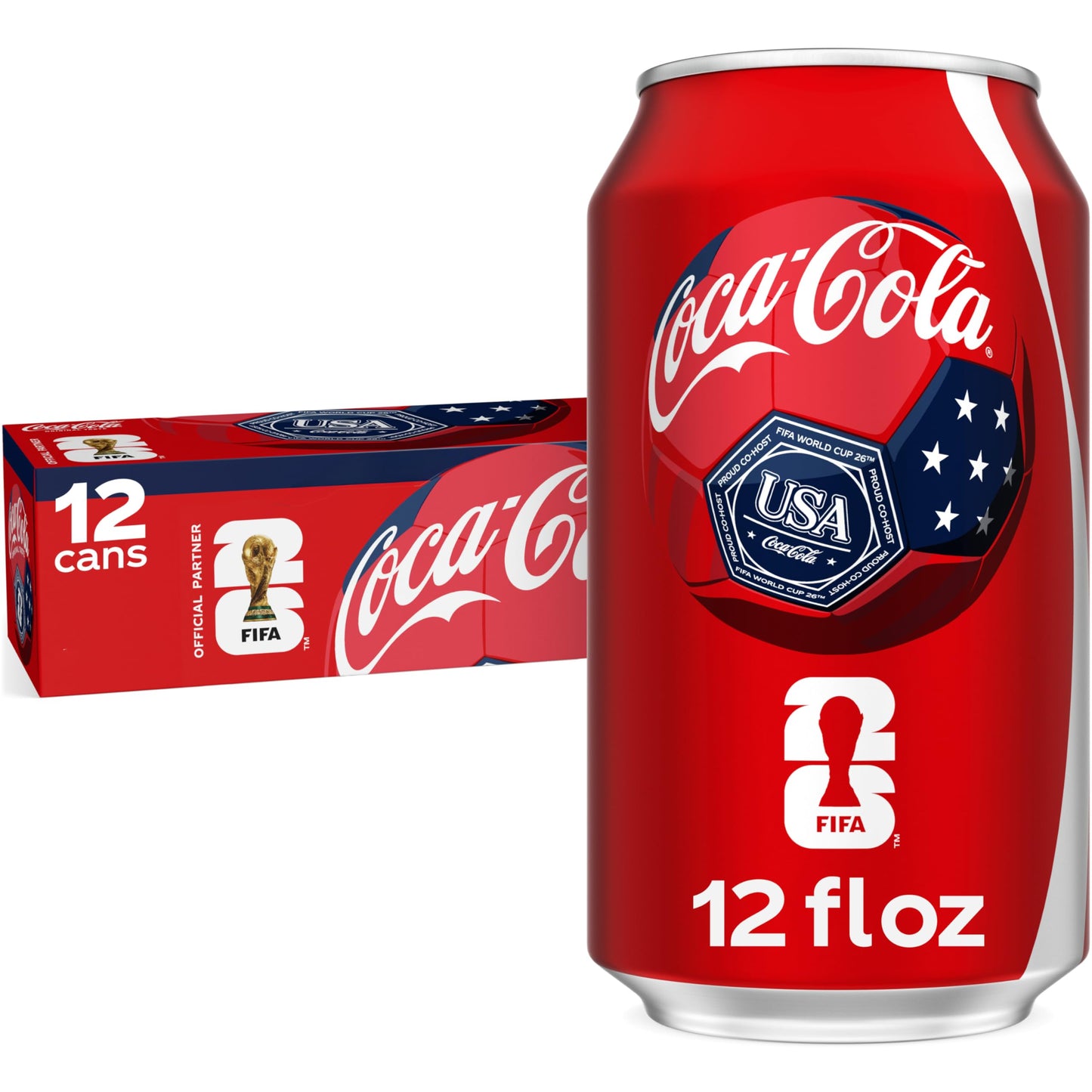 Coca-Cola Soda Soft Drink Fridge Pack Cans, 12 fl oz, 12 Pack | Carbonated drink with classic cola flavor