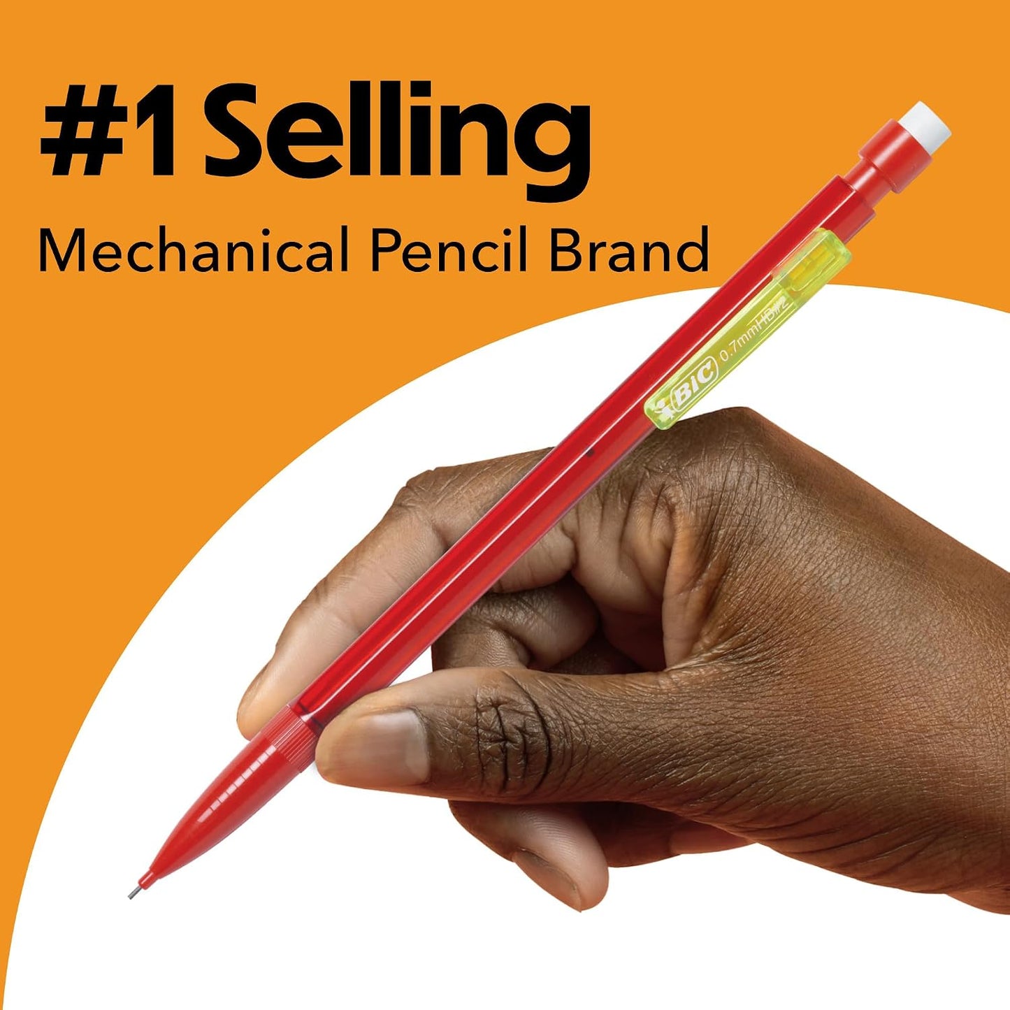 BIC Xtra Smooth Mechanical Pencil with 0.7 mm Medium Point ,Refillable and Retractable, School Supplies for Students and Teachers, 40-Count Pack
