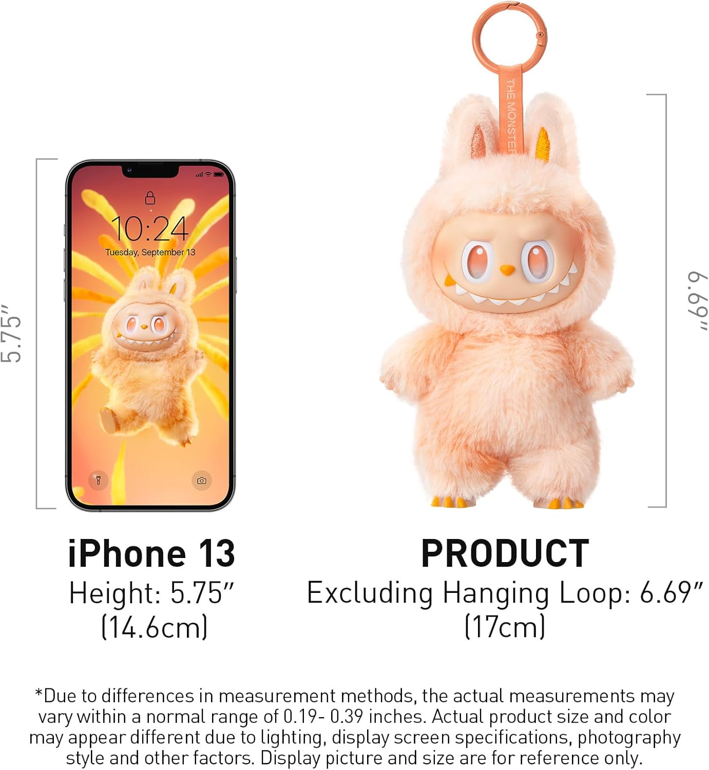 POP MART THE Monsters LABUBU Big into Energy Vinyl Plush Pendant Blind Box | LABUBU Doll, Blind Box Figures, Plush Keychain, Bag Charms, Random Design Collectible Tie Dye Toys, Single Box