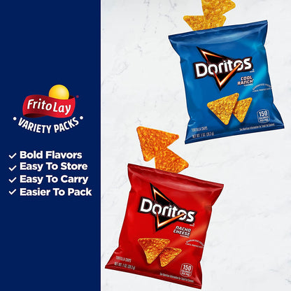 Frito-Lay Ultimate Classic Snacks Package, Variety Assortment of Chips, Cookies, Crackers, & Nuts, 0.56 ounces, (Pack of 40) (Packaging May Vary)