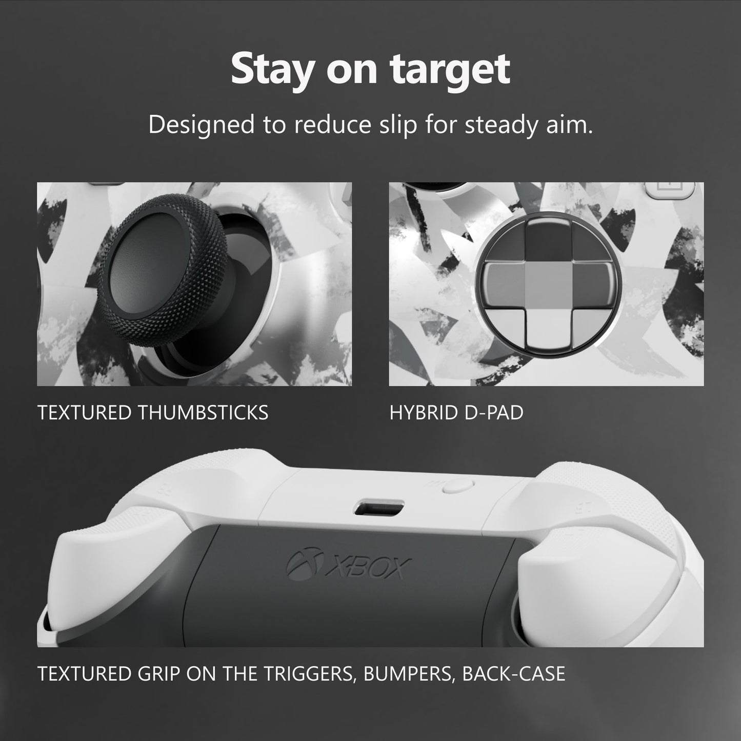 XBOX Wireless Gaming Controller | Carbon Black | Console, PC, & Cloud Devices | Textured Grip | Wireless, Bluetooth, USB-C Connectivity