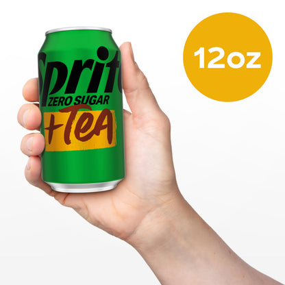 Sprite Lemon-Lime Caffeine-Free Soda Soft Drink Cans, 12 fl oz, 12 Pack | Fridge pack, naturally flavored soft drink, carbonated