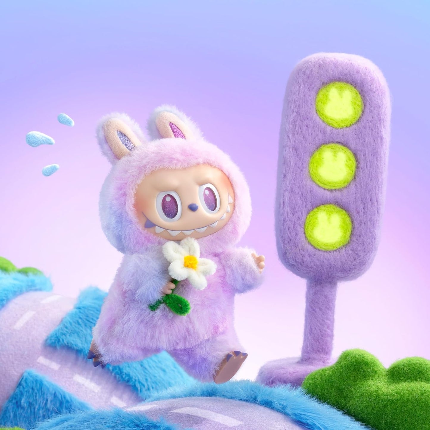 POP MART THE Monsters LABUBU Big into Energy Vinyl Plush Pendant Blind Box | LABUBU Doll, Blind Box Figures, Plush Keychain, Bag Charms, Random Design Collectible Tie Dye Toys, Single Box