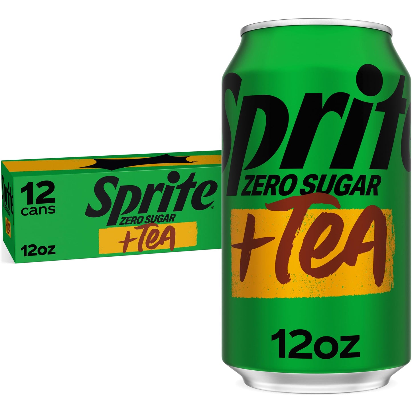 Sprite Lemon-Lime Caffeine-Free Soda Soft Drink Cans, 12 fl oz, 12 Pack | Fridge pack, naturally flavored soft drink, carbonated