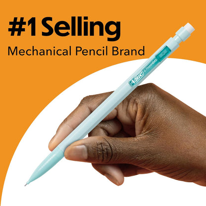 BIC Xtra Smooth Mechanical Pencil with 0.7 mm Medium Point ,Refillable and Retractable, School Supplies for Students and Teachers, 40-Count Pack
