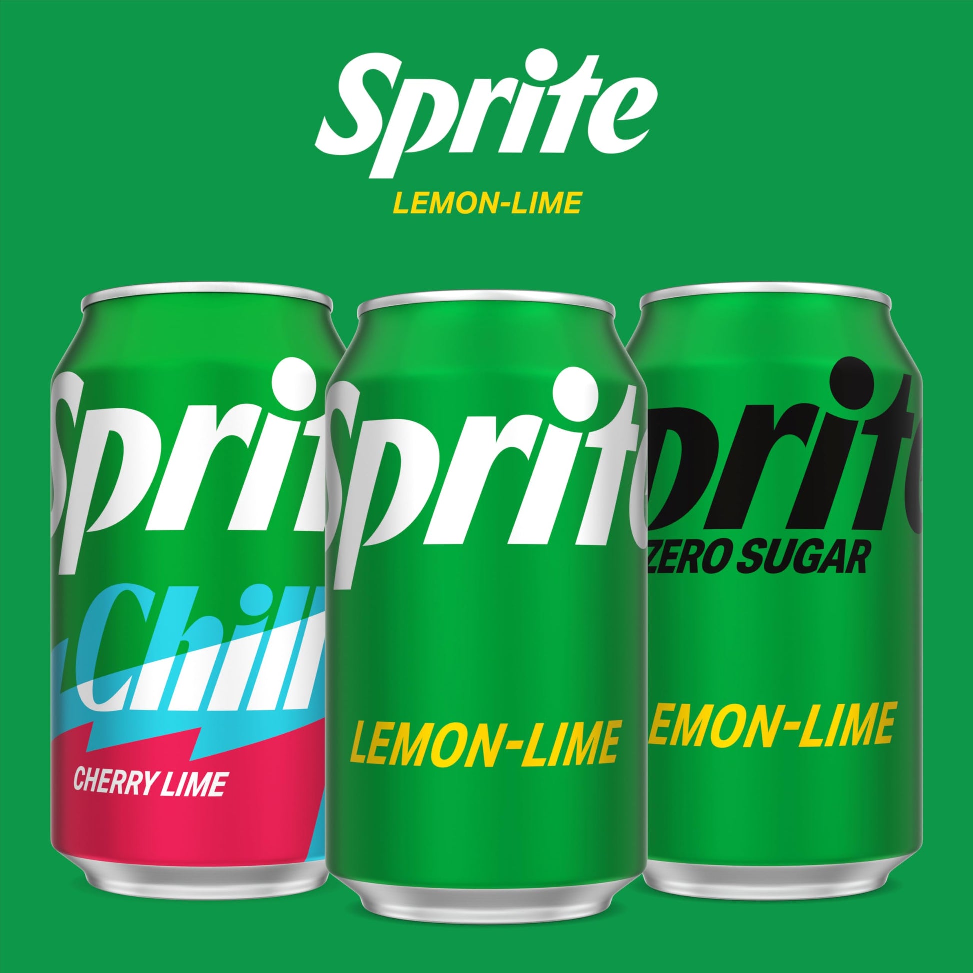 Sprite Lemon-Lime Caffeine-Free Soda Soft Drink Cans, 12 fl oz, 12 Pack | Fridge pack, naturally flavored soft drink, carbonated