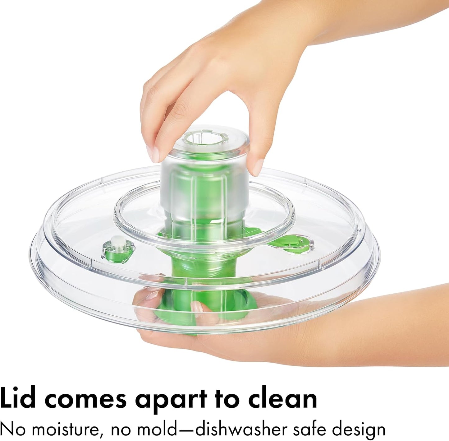 OXO Good Grips Salad Spinner | Lettuce Spinner | Fruit Washer | Fruit Washing Bowl with Strainer | Vegetable Cleaner | Salad Cleaner | Lettuce Washer | 6.22 Quart Capacity