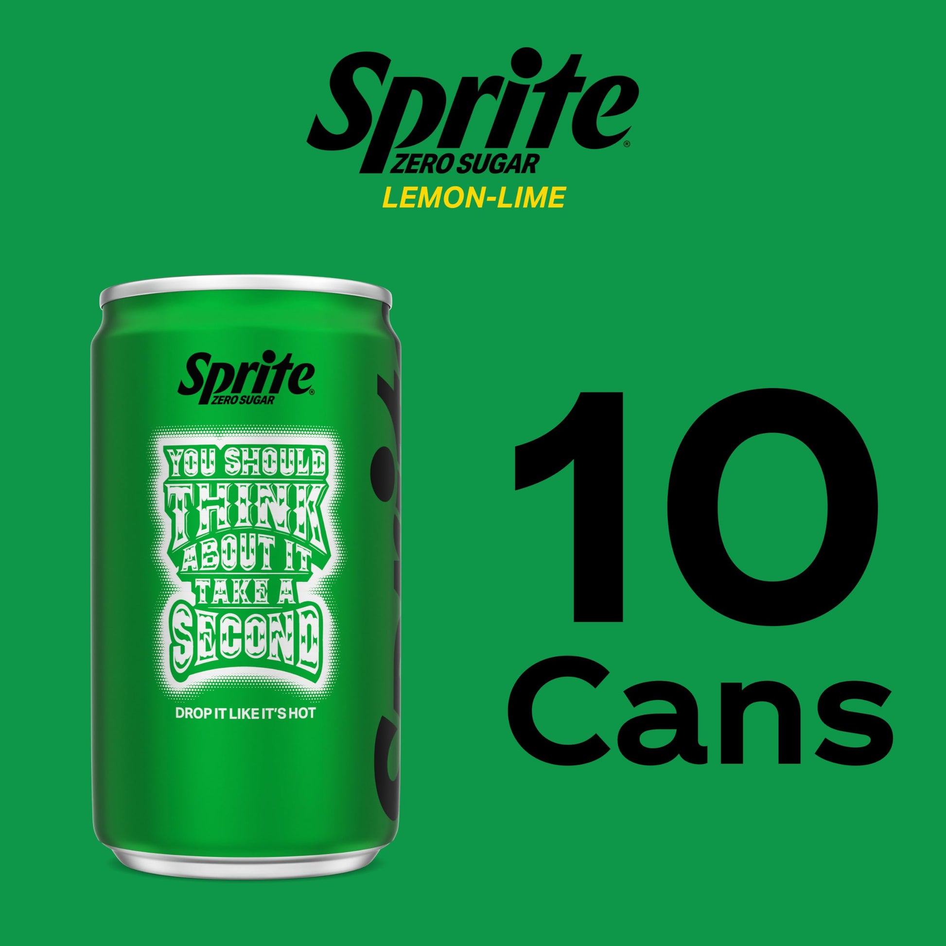 Sprite Lemon-Lime Caffeine-Free Soda Soft Drink Cans, 12 fl oz, 12 Pack | Fridge pack, naturally flavored soft drink, carbonated