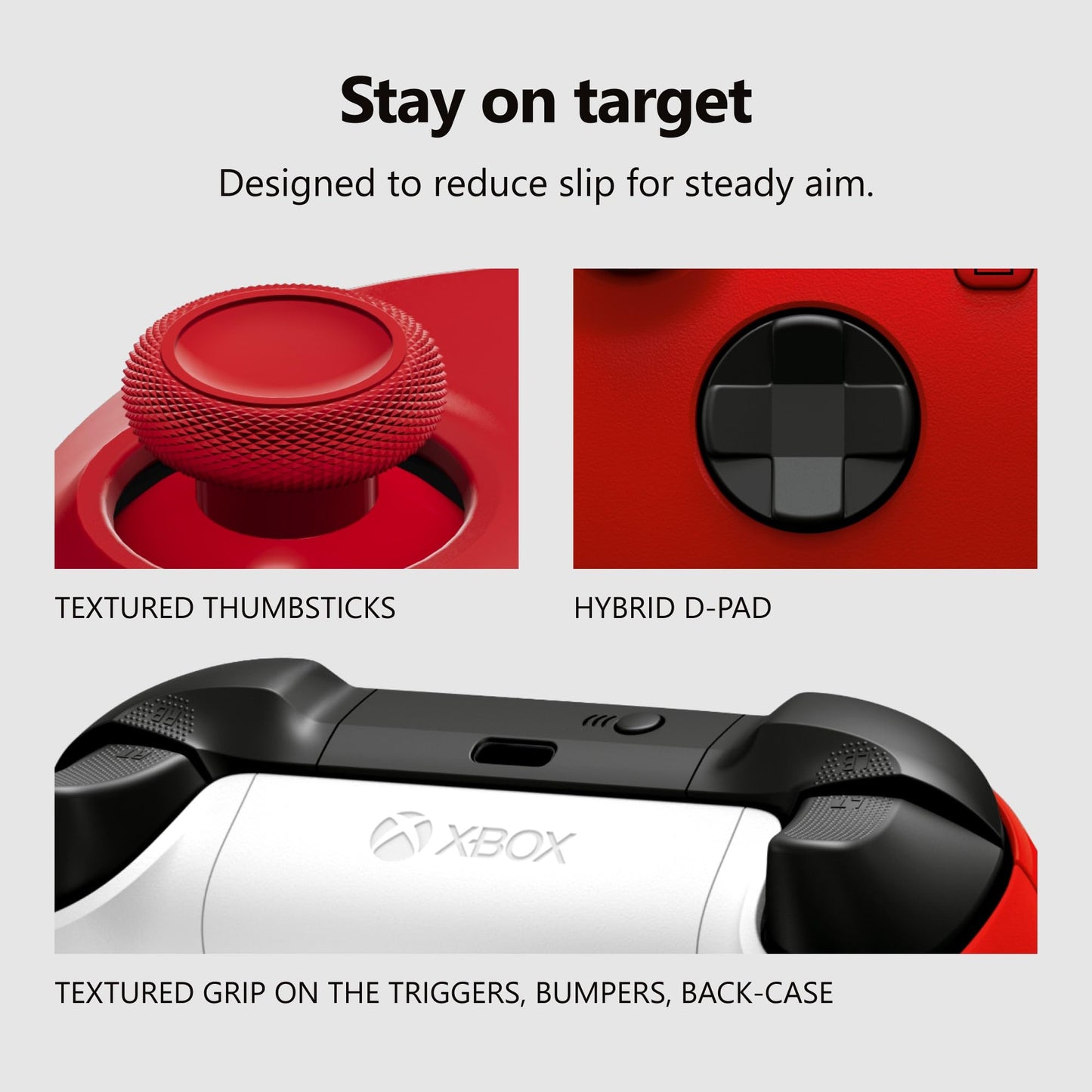 XBOX Wireless Gaming Controller | Carbon Black | Console, PC, & Cloud Devices | Textured Grip | Wireless, Bluetooth, USB-C Connectivity